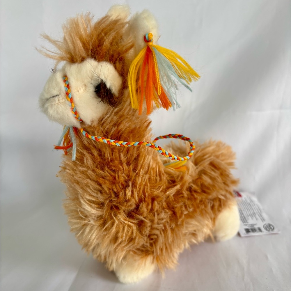 Douglas Cuddle Toy 7" "Lil' Wolly" Llama Plush Toy Stuffed Animal EUC